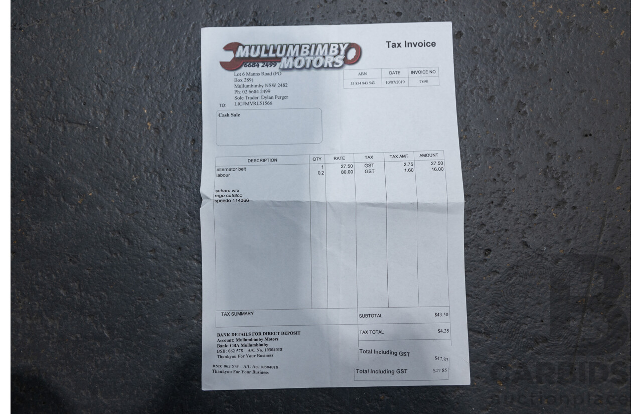 1/2009 Subaru Impreza WRX (AWD) MY09 5d Hatchback Red Turbo 2.5L