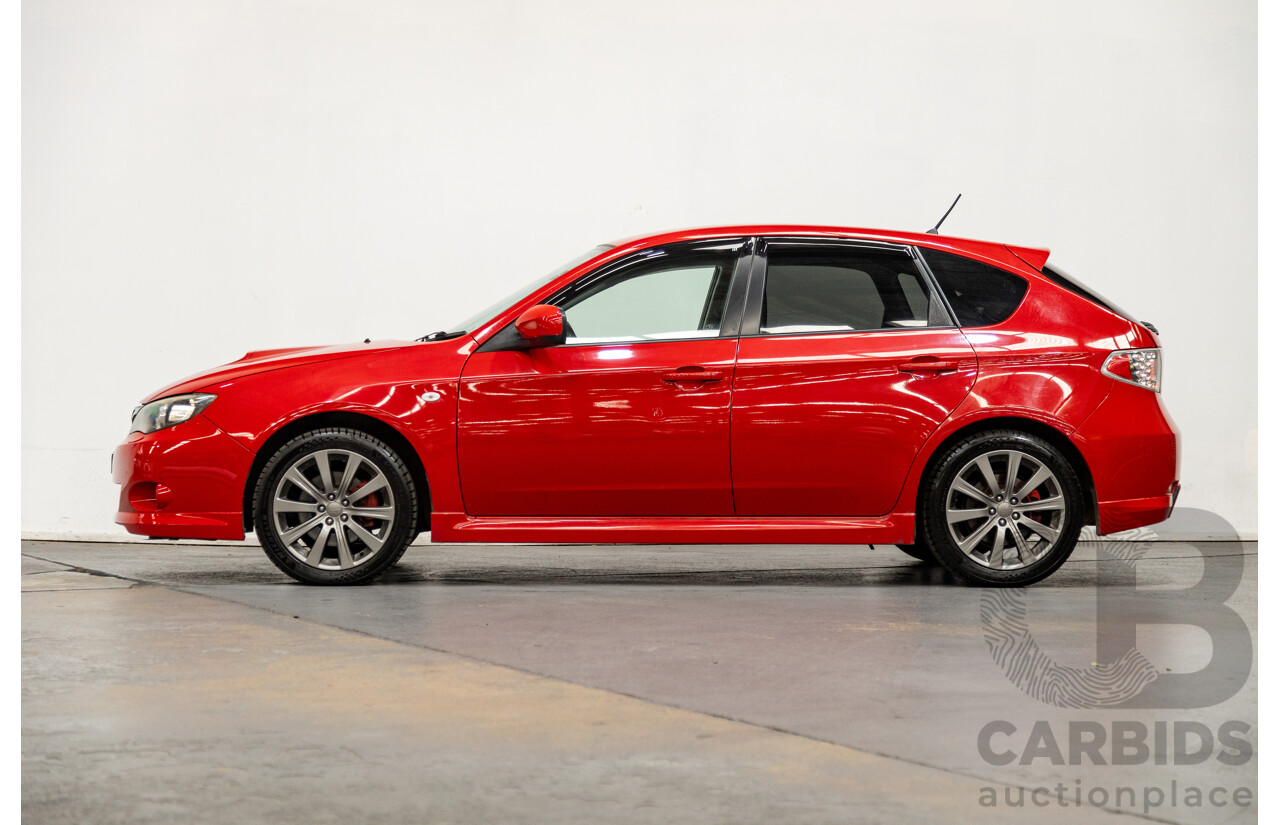 1/2009 Subaru Impreza WRX (AWD) MY09 5d Hatchback Red Turbo 2.5L