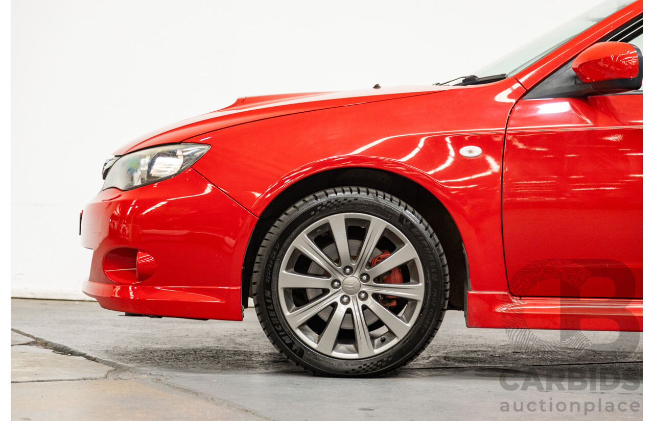 1/2009 Subaru Impreza WRX (AWD) MY09 5d Hatchback Red Turbo 2.5L
