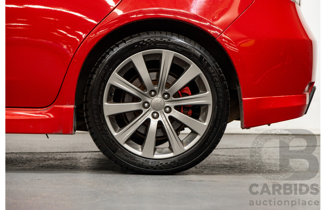 1/2009 Subaru Impreza WRX (AWD) MY09 5d Hatchback Red Turbo 2.5L