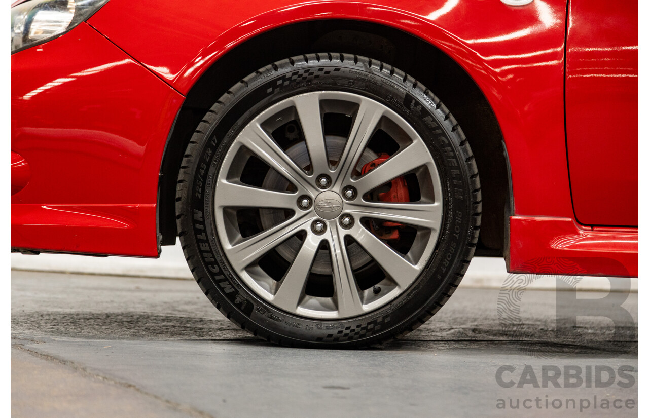 1/2009 Subaru Impreza WRX (AWD) MY09 5d Hatchback Red Turbo 2.5L