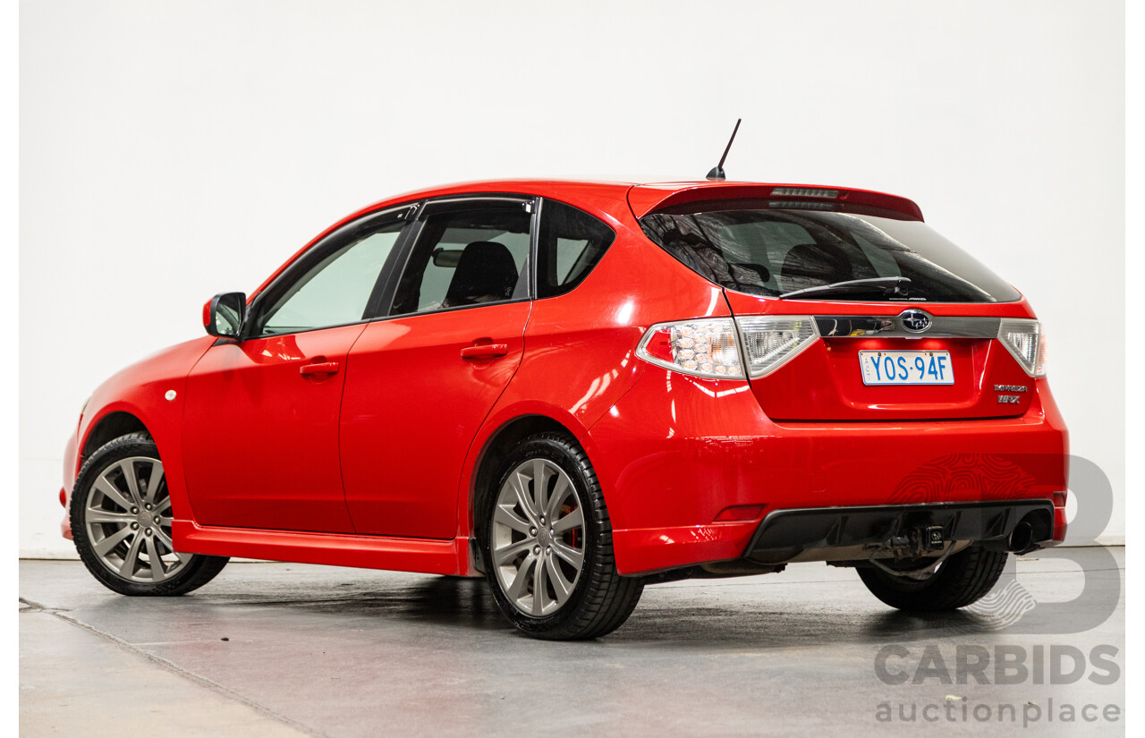 1/2009 Subaru Impreza WRX (AWD) MY09 5d Hatchback Red Turbo 2.5L