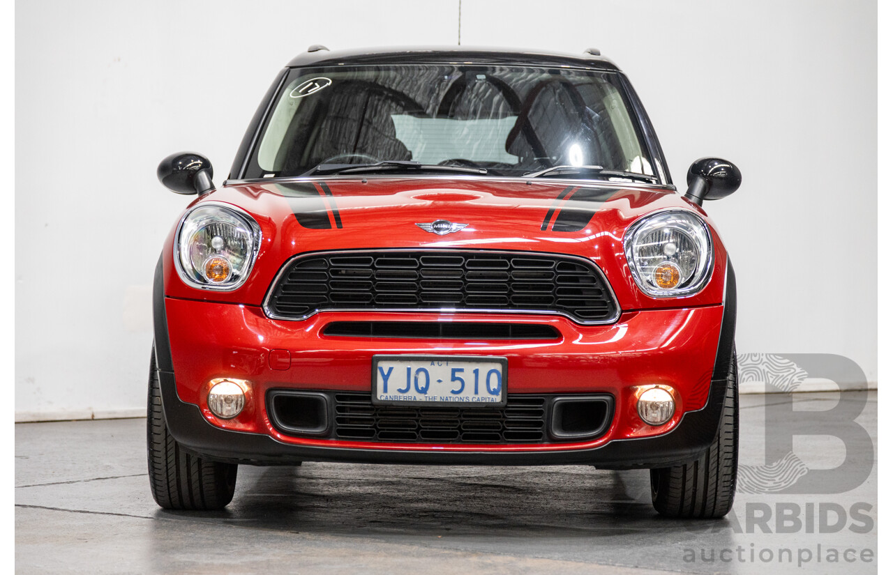 6/2013 Mini Cooper S Countryman R60 MY13 4d Wagon Red 1.6L
