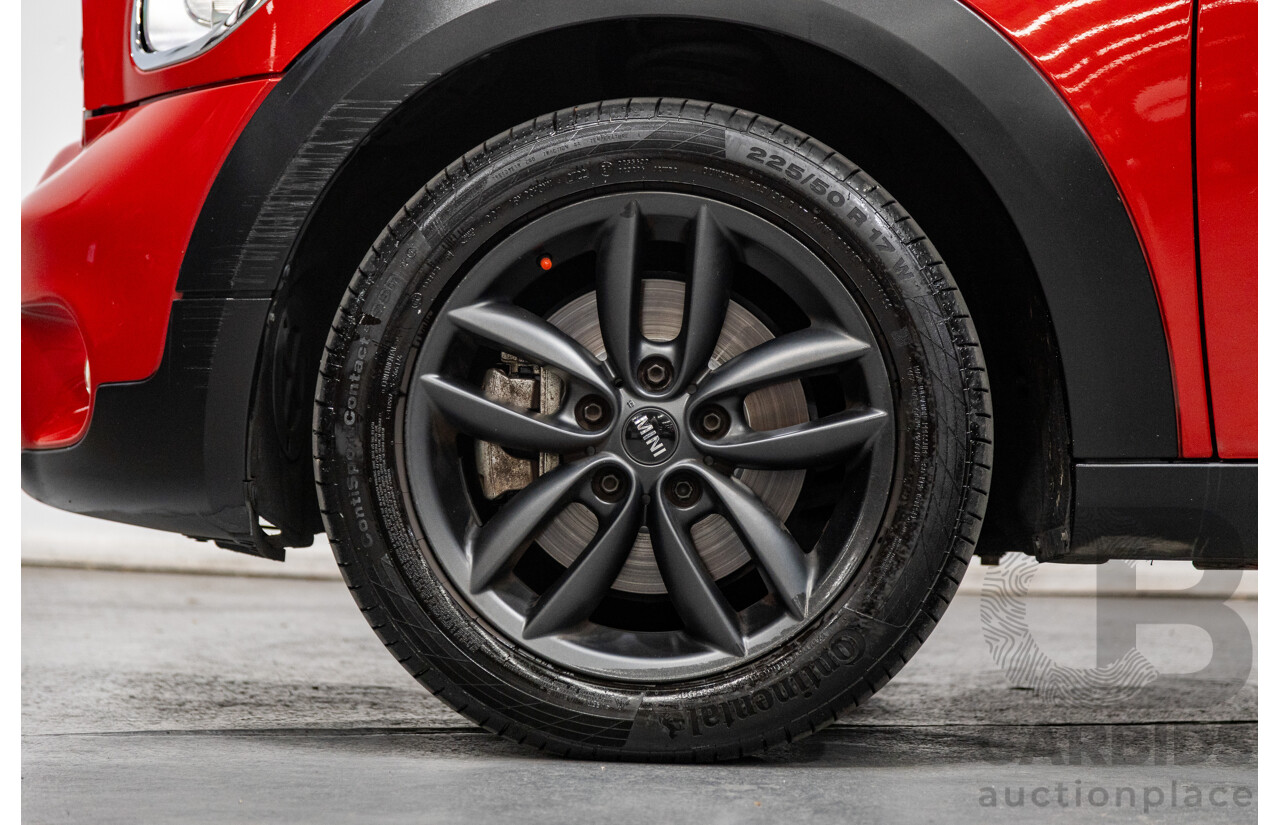 6/2013 Mini Cooper S Countryman R60 MY13 4d Wagon Red 1.6L