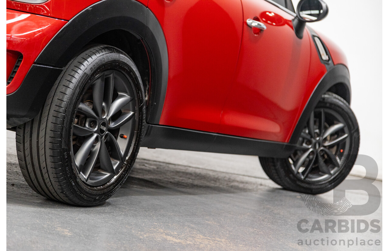 6/2013 Mini Cooper S Countryman R60 MY13 4d Wagon Red 1.6L