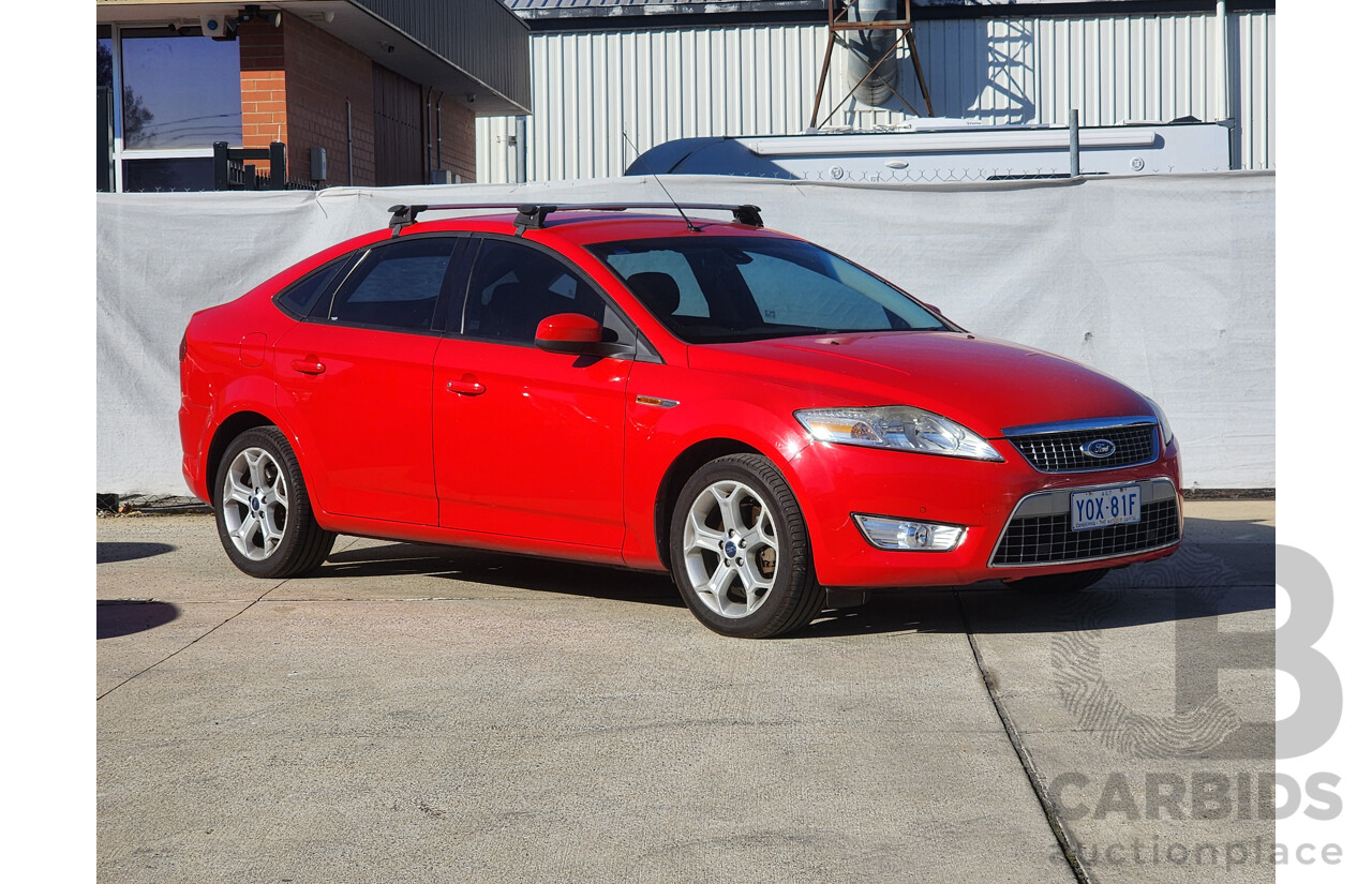 09/2008 Ford Mondeo TDCi FWD MA 5D Hatchback Red 2.0L