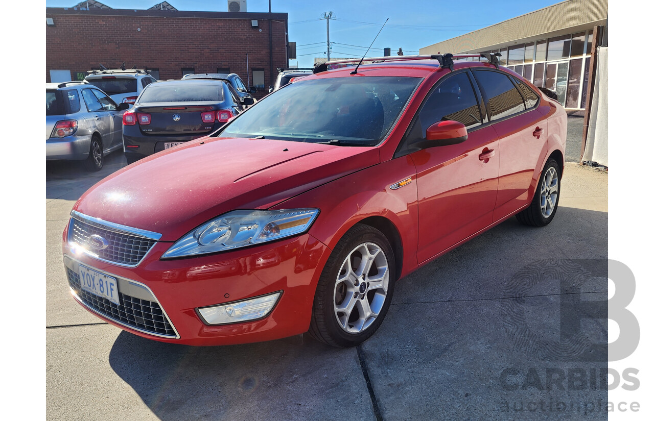 09/2008 Ford Mondeo TDCi FWD MA 5D Hatchback Red 2.0L