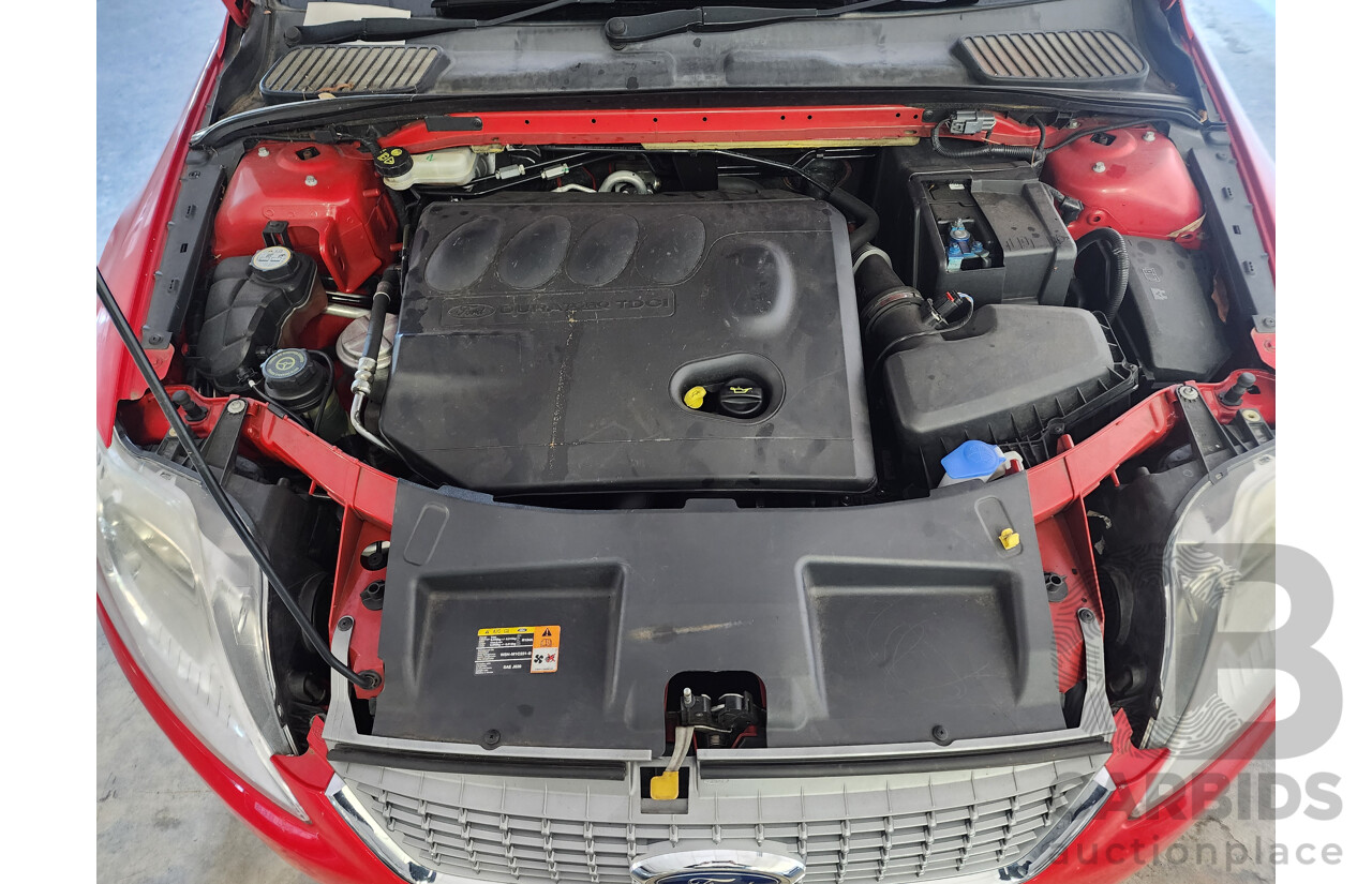09/2008 Ford Mondeo TDCi FWD MA 5D Hatchback Red 2.0L