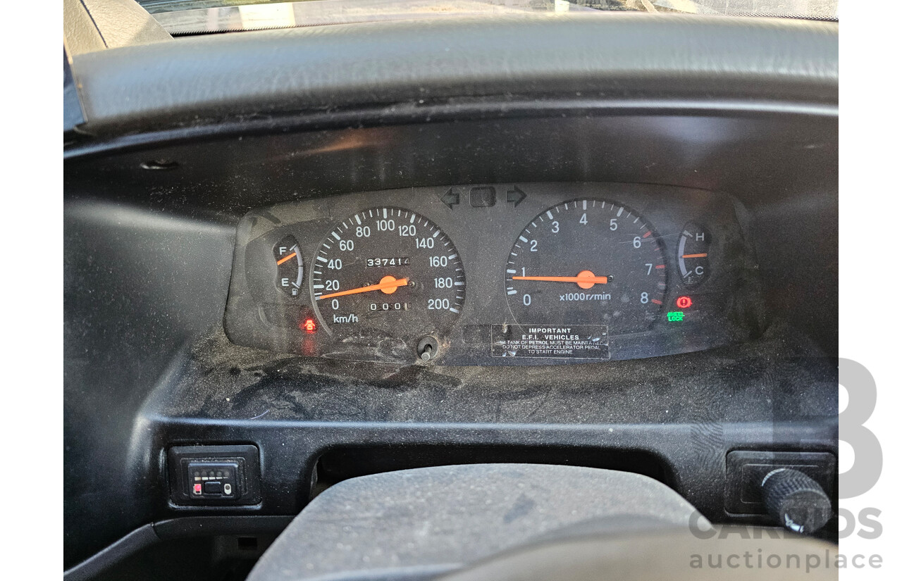 1/2001 Mitsubishi Triton GLS (4x4) MK Double Cab Utility Green 3.0L