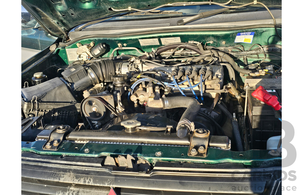 1/2001 Mitsubishi Triton GLS (4x4) MK Double Cab Utility Green 3.0L