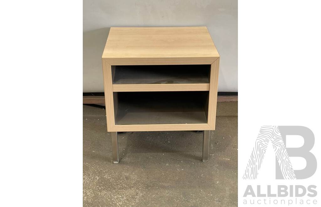 Timber Veneer Side Table