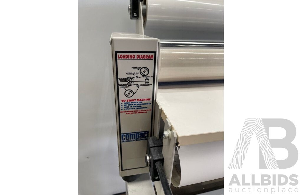 Emseal Compact Thermal Laminating Machine and Rolls of Laminating Film