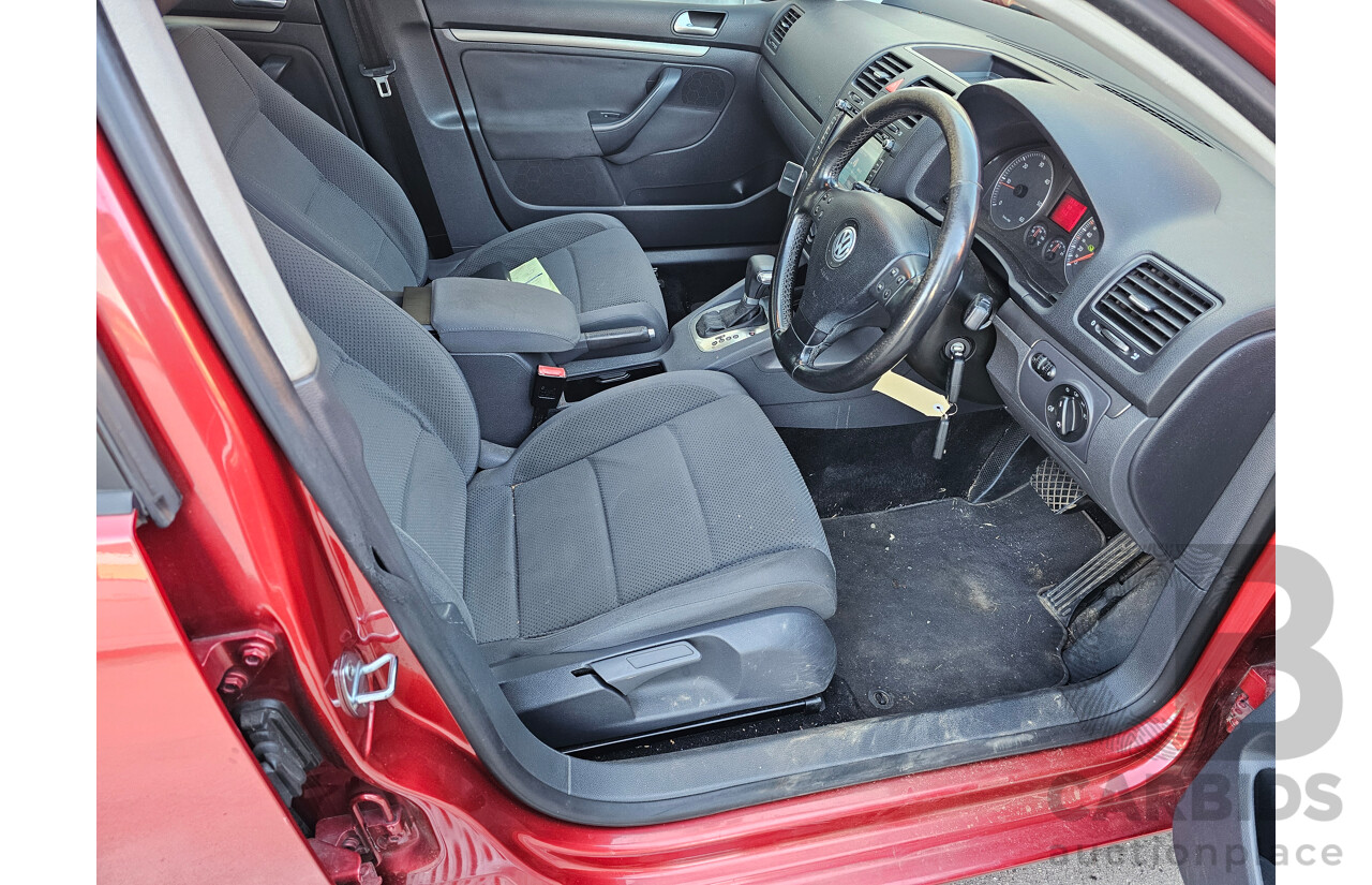 1/2007 Volkswagen Golf 2.0 TDI Comfortline 1K 5d Hatchback Red 2.0L
