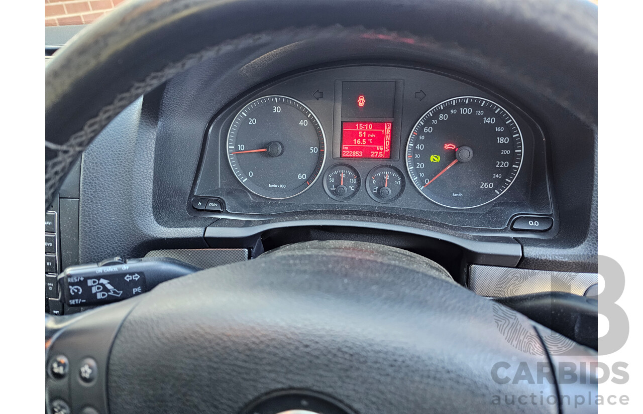 1/2007 Volkswagen Golf 2.0 TDI Comfortline 1K 5d Hatchback Red 2.0L