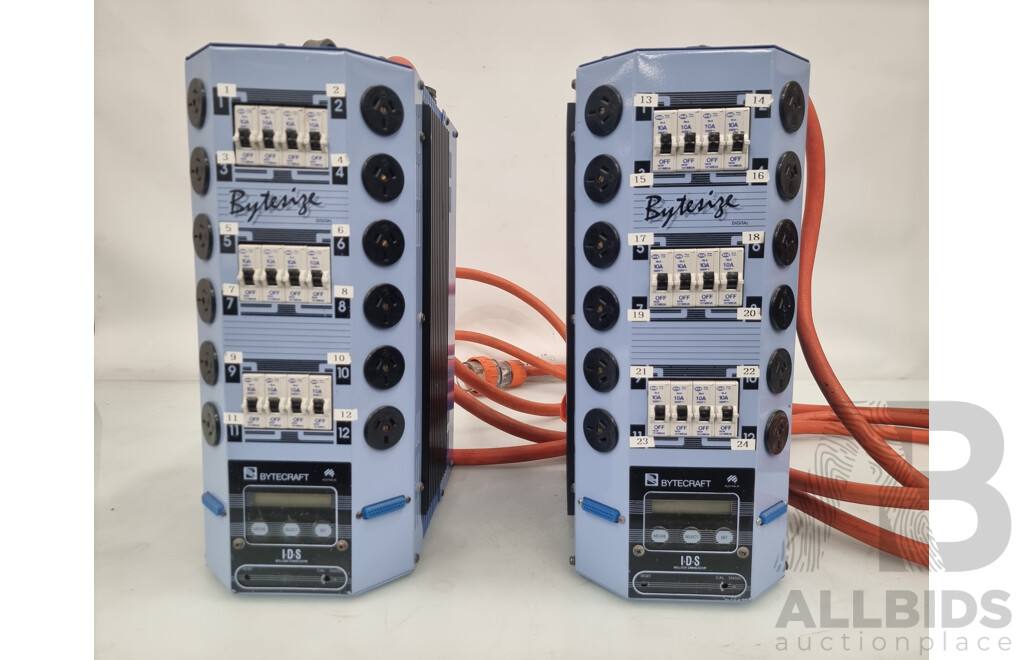 Bytecraft Bytesize 3 Phase 12 Channel Dimmer - Lot of 2