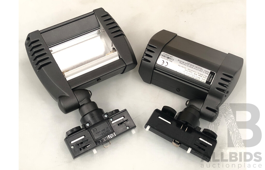 Philips Selecon Aureol Fresco Flood MV Track Lighting Adapater - Lot of Nine - Brand New