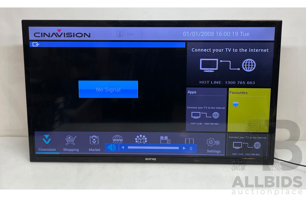 SoniQ (S55V14B-AU) S-Series 55-Inch Full HD LED LCD TV