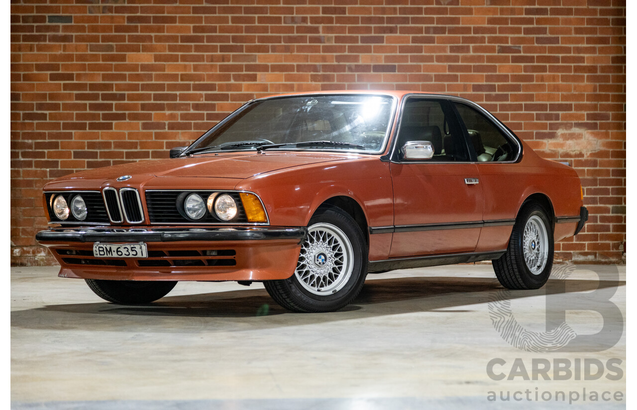 6/1982 BMW 635CSi A E24 2d Coupe Kastanienrot Metallic Red 3.4L - South African Import from the 1980s