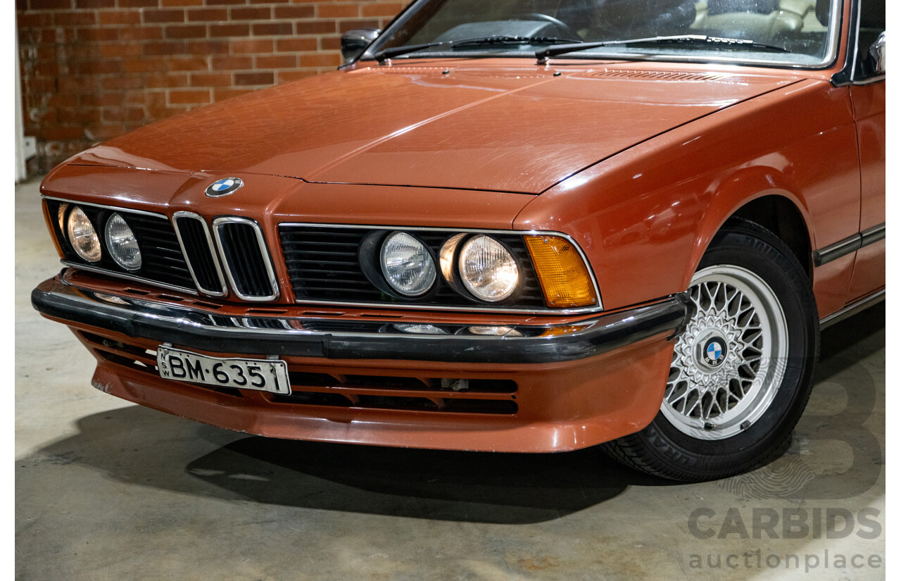 6/1982 BMW 635CSi A E24 2d Coupe Kastanienrot Metallic Red 3.4L - South African Import from the 1980s