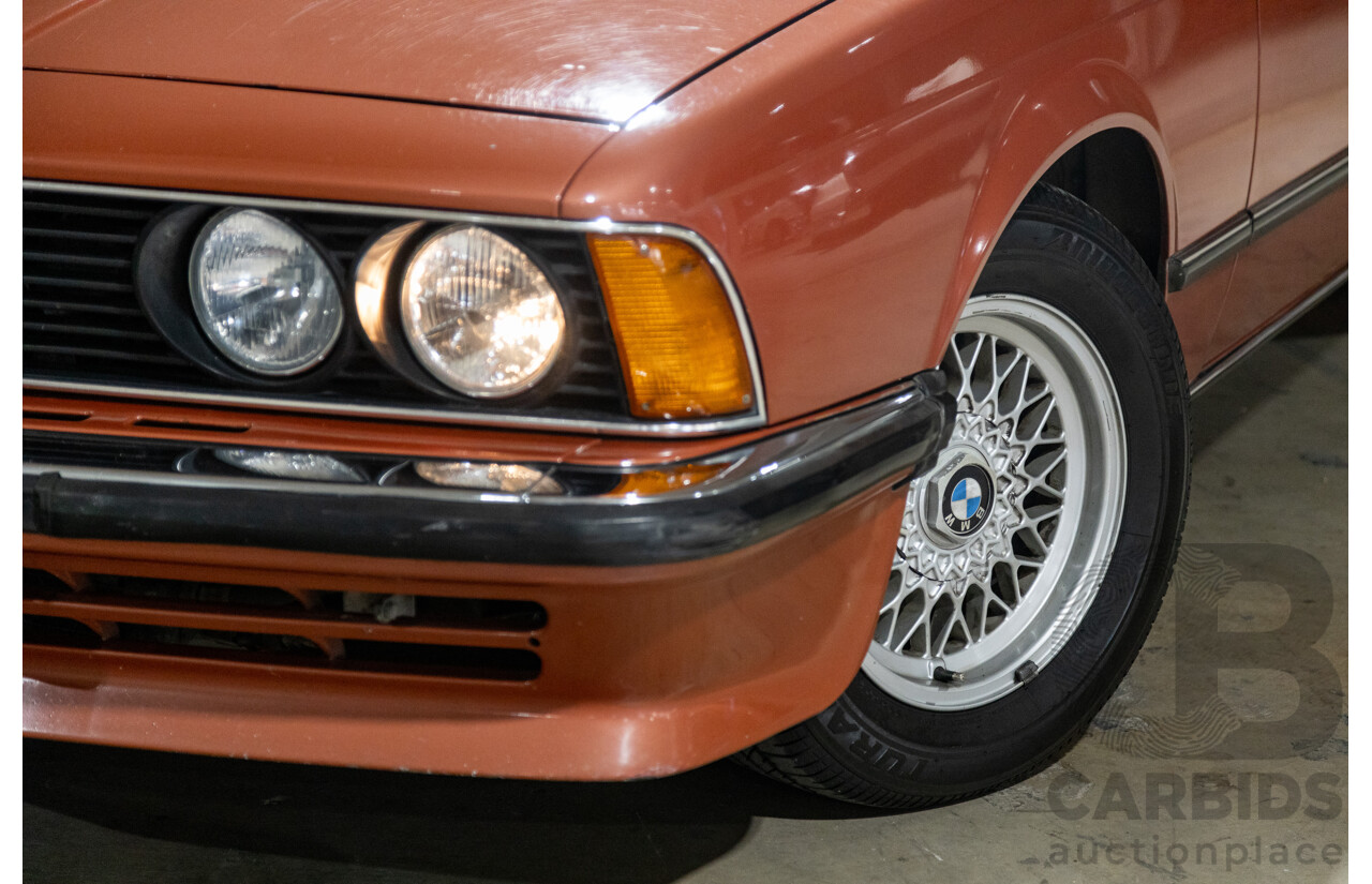 6/1982 BMW 635CSi A E24 2d Coupe Kastanienrot Metallic Red 3.4L - South African Import from the 1980s