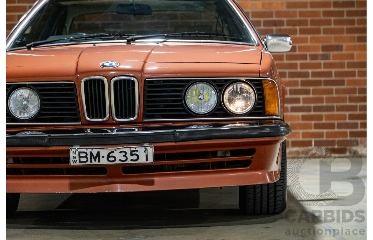 6/1982 BMW 635CSi A E24 2d Coupe Kastanienrot Metallic Red 3.4L - South African Import from the 1980s