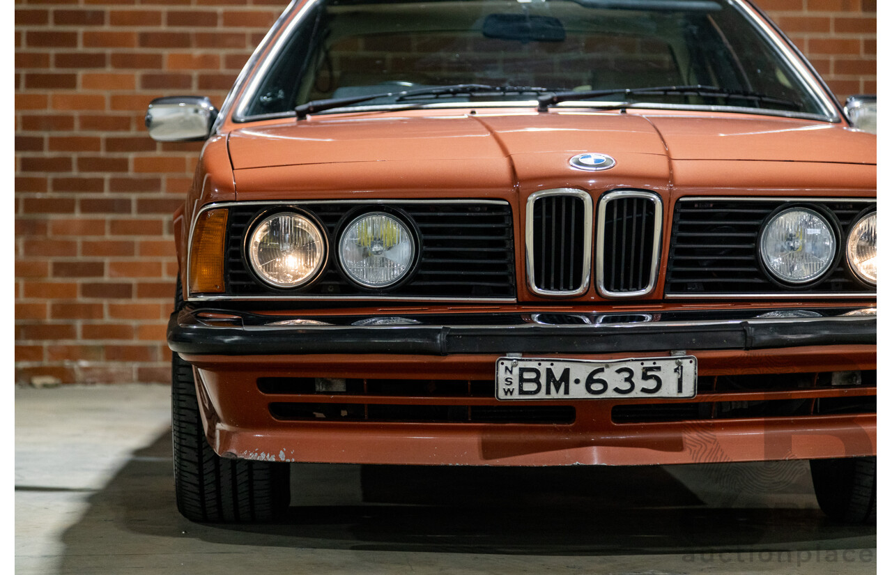 6/1982 BMW 635CSi A E24 2d Coupe Kastanienrot Metallic Red 3.4L - South African Import from the 1980s