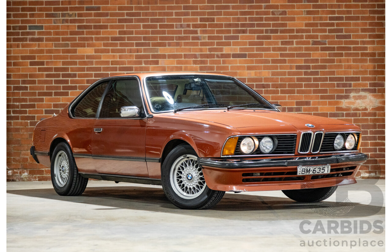 6/1982 BMW 635CSi A E24 2d Coupe Kastanienrot Metallic Red 3.4L - South African Import from the 1980s