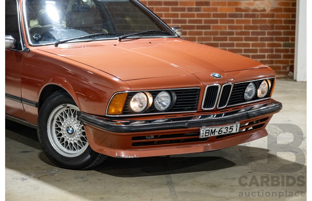6/1982 BMW 635CSi A E24 2d Coupe Kastanienrot Metallic Red 3.4L - South African Import from the 1980s