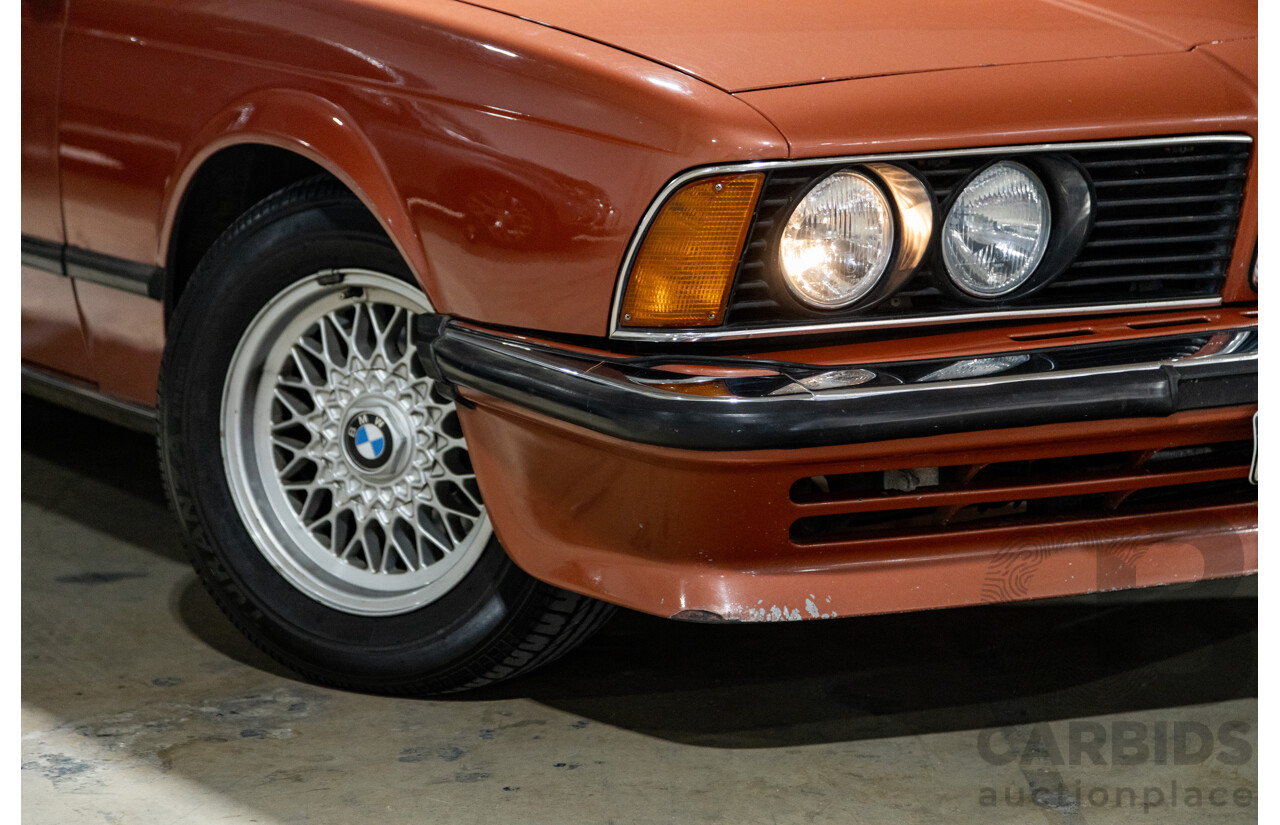 6/1982 BMW 635CSi A E24 2d Coupe Kastanienrot Metallic Red 3.4L - South African Import from the 1980s