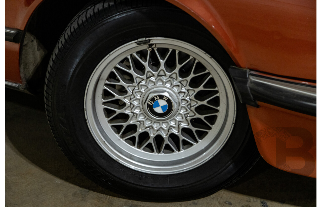 6/1982 BMW 635CSi A E24 2d Coupe Kastanienrot Metallic Red 3.4L - South African Import from the 1980s