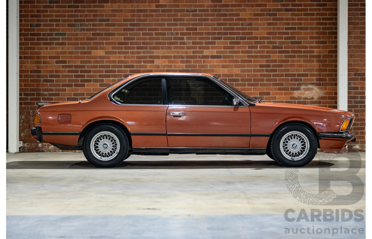 6/1982 BMW 635CSi A E24 2d Coupe Kastanienrot Metallic Red 3.4L - South African Import from the 1980s