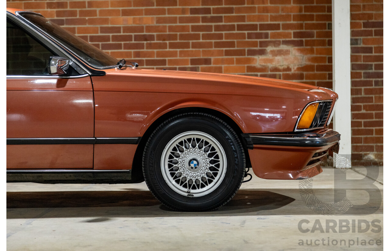 6/1982 BMW 635CSi A E24 2d Coupe Kastanienrot Metallic Red 3.4L - South African Import from the 1980s