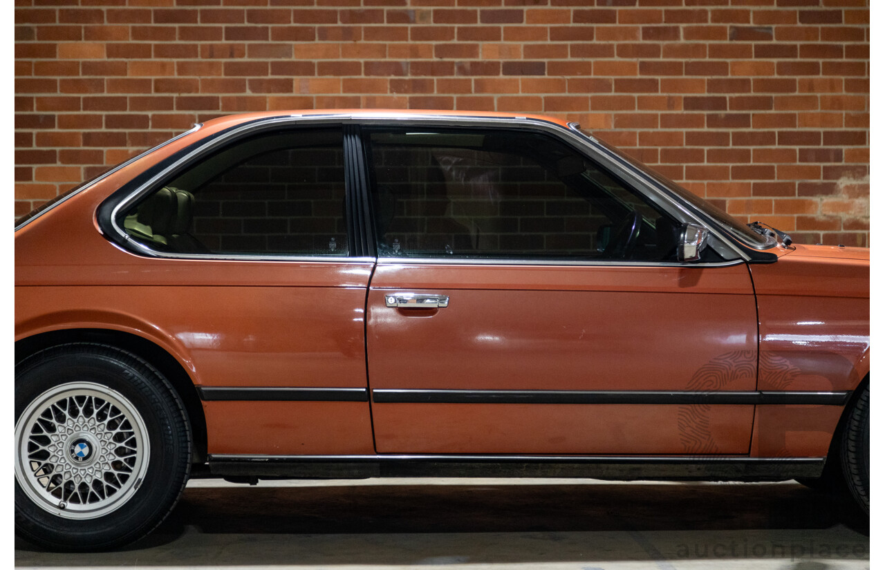 6/1982 BMW 635CSi A E24 2d Coupe Kastanienrot Metallic Red 3.4L - South African Import from the 1980s