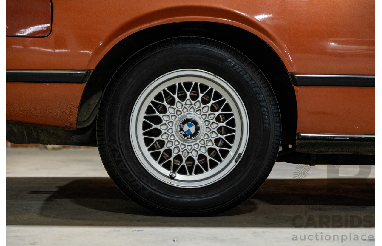 6/1982 BMW 635CSi A E24 2d Coupe Kastanienrot Metallic Red 3.4L - South African Import from the 1980s