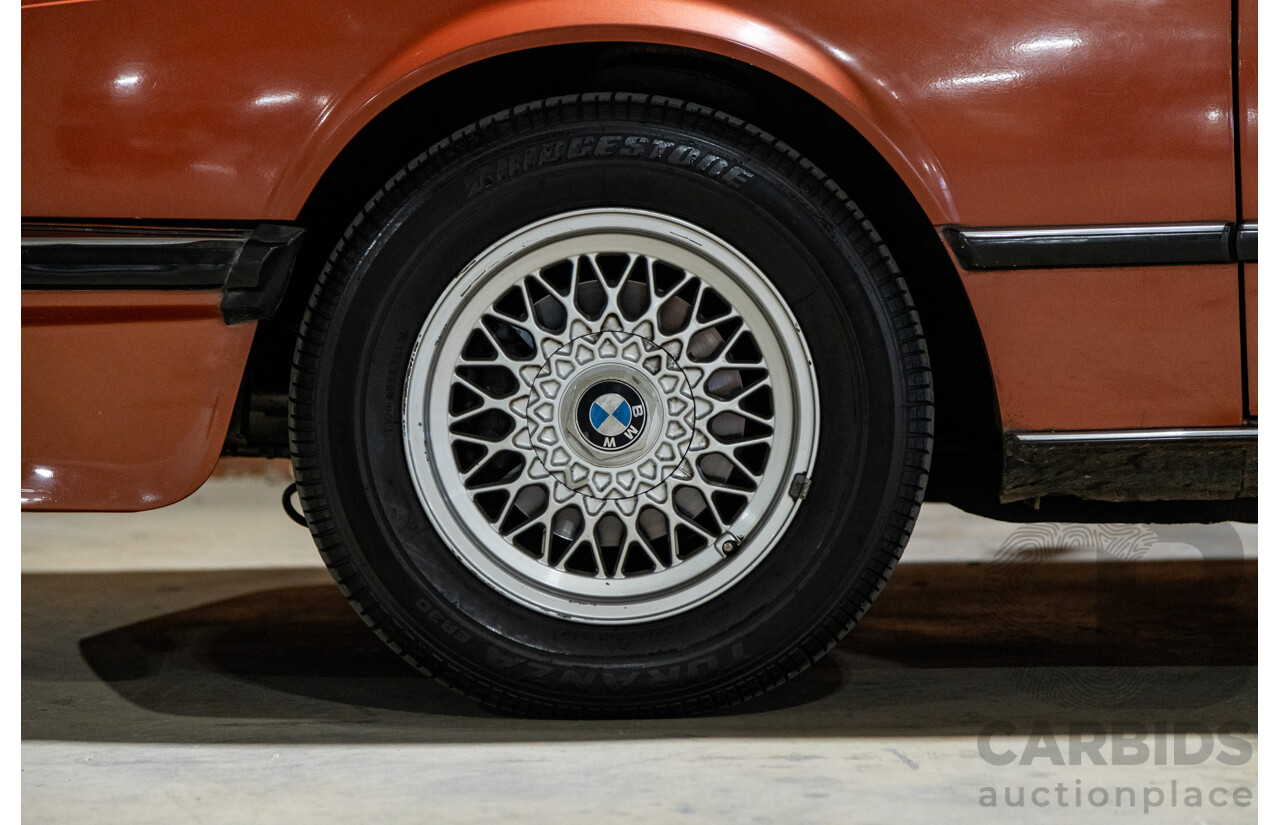 6/1982 BMW 635CSi A E24 2d Coupe Kastanienrot Metallic Red 3.4L - South African Import from the 1980s