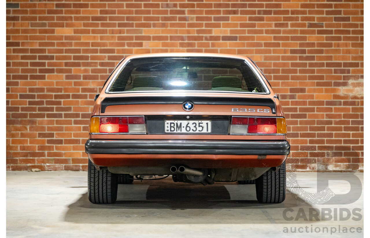 6/1982 BMW 635CSi A E24 2d Coupe Kastanienrot Metallic Red 3.4L - South African Import from the 1980s