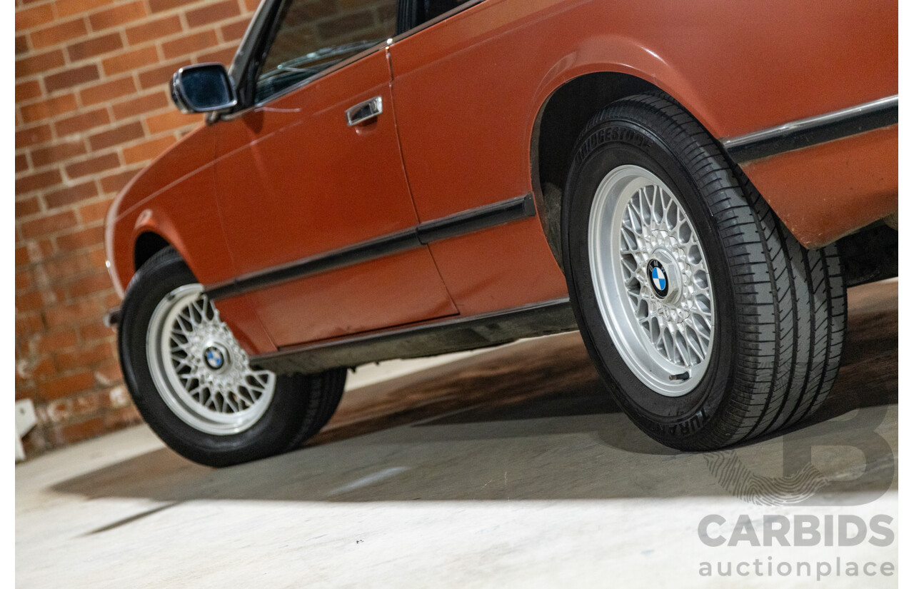6/1982 BMW 635CSi A E24 2d Coupe Kastanienrot Metallic Red 3.4L - South African Import from the 1980s