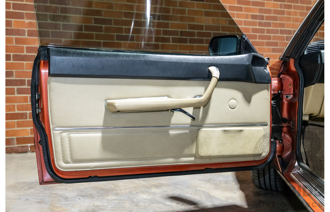 6/1982 BMW 635CSi A E24 2d Coupe Kastanienrot Metallic Red 3.4L - South African Import from the 1980s