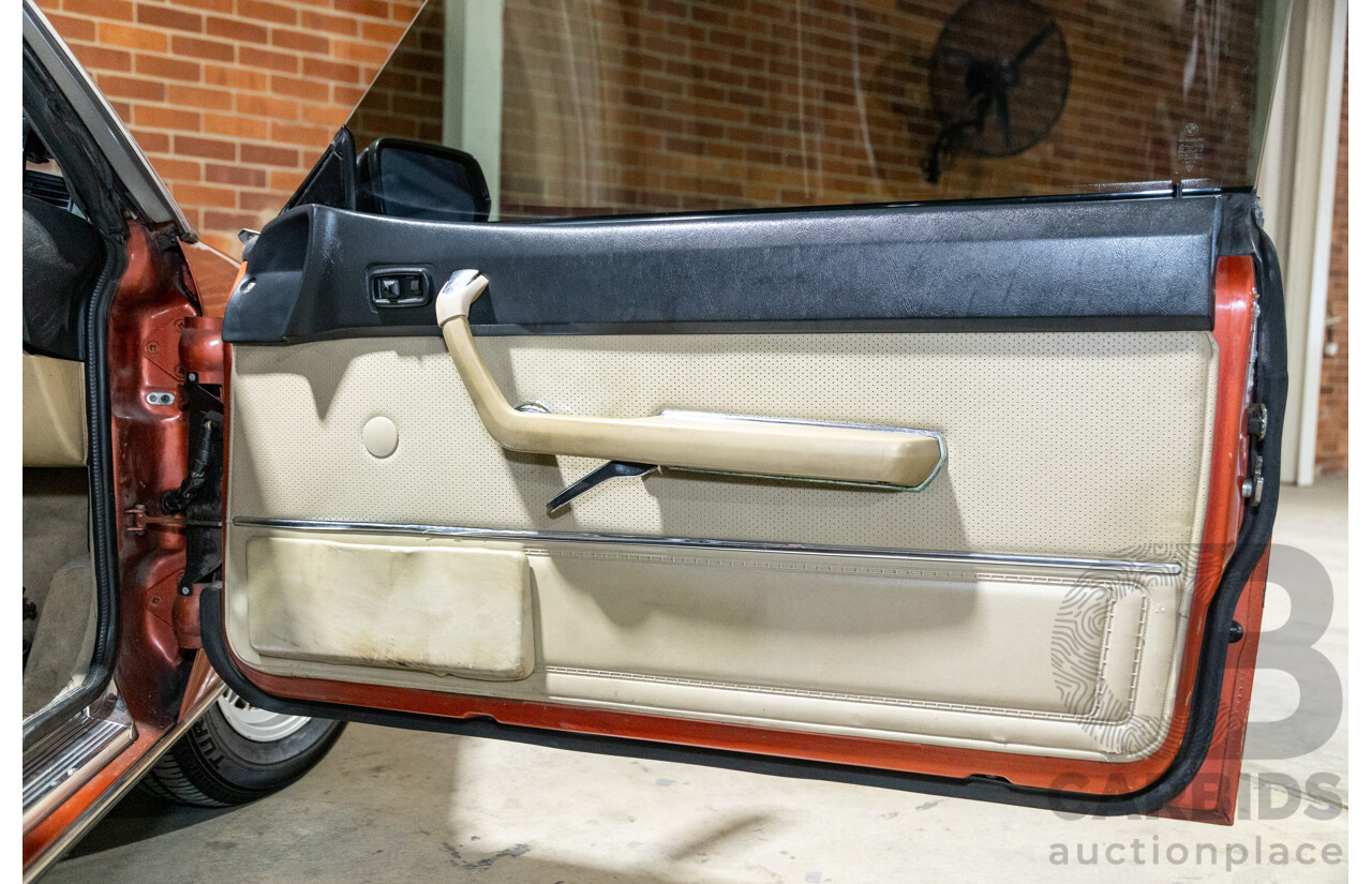 6/1982 BMW 635CSi A E24 2d Coupe Kastanienrot Metallic Red 3.4L - South African Import from the 1980s