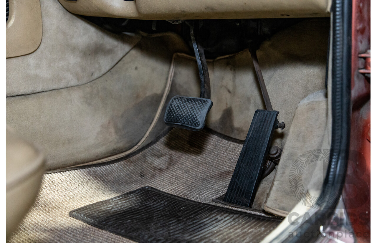 6/1982 BMW 635CSi A E24 2d Coupe Kastanienrot Metallic Red 3.4L - South African Import from the 1980s