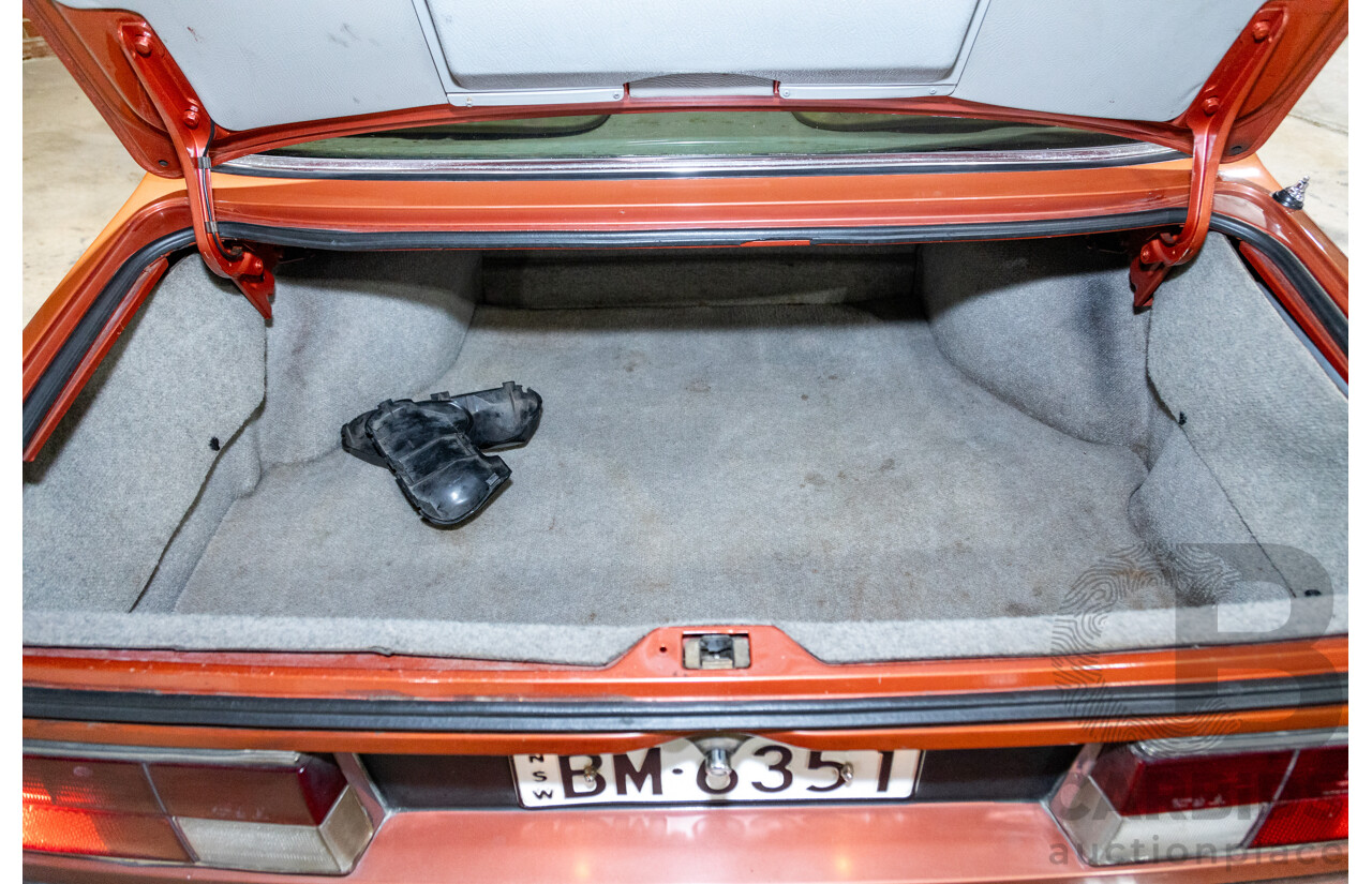 6/1982 BMW 635CSi A E24 2d Coupe Kastanienrot Metallic Red 3.4L - South African Import from the 1980s