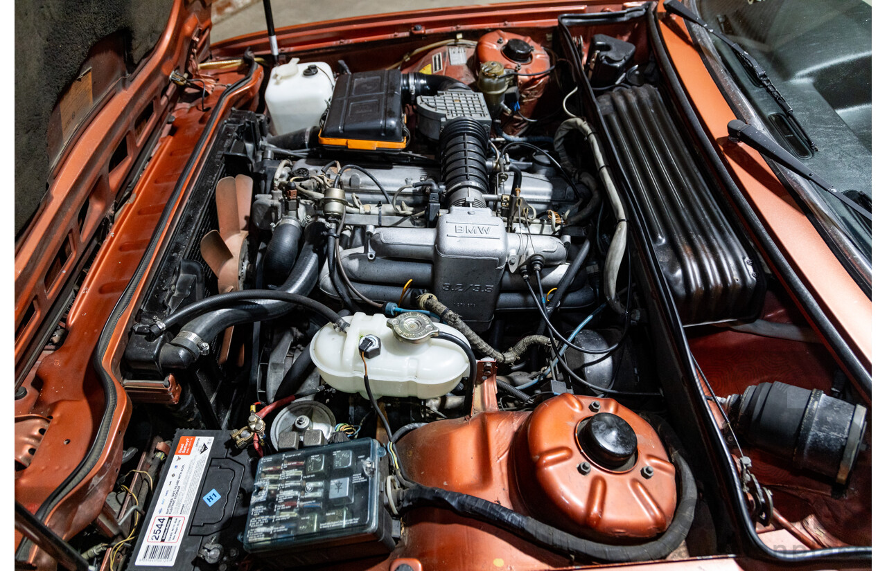 6/1982 BMW 635CSi A E24 2d Coupe Kastanienrot Metallic Red 3.4L - South African Import from the 1980s