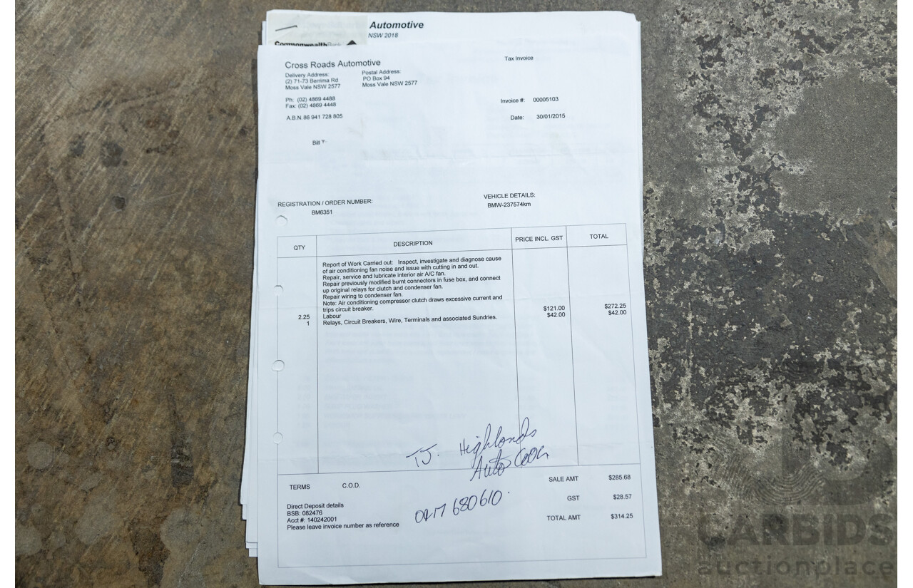 6/1982 BMW 635CSi A E24 2d Coupe Kastanienrot Metallic Red 3.4L - South African Import from the 1980s