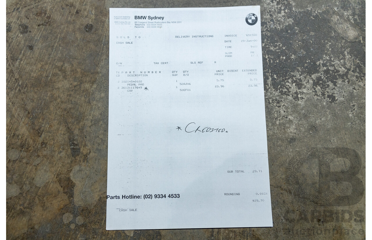 6/1982 BMW 635CSi A E24 2d Coupe Kastanienrot Metallic Red 3.4L - South African Import from the 1980s