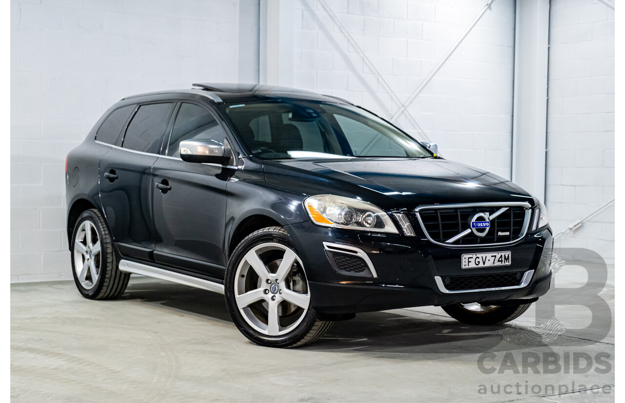 4/2011 Volvo XC60 T6 R-Design (AWD) DZ MY12 4d Wagon Black Turbo 3.0L