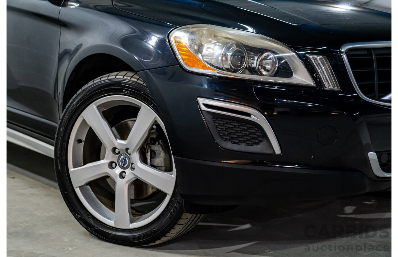 4/2011 Volvo XC60 T6 R-Design (AWD) DZ MY12 4d Wagon Black Turbo 3.0L