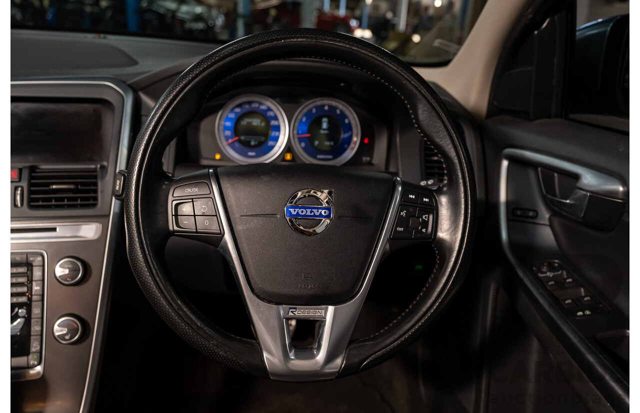 4/2011 Volvo XC60 T6 R-Design (AWD) DZ MY12 4d Wagon Black Turbo 3.0L