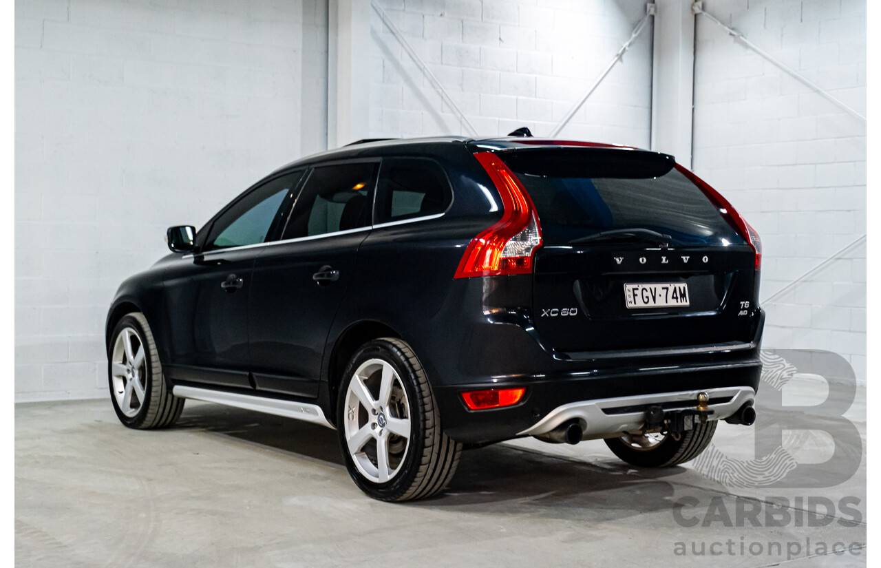4/2011 Volvo XC60 T6 R-Design (AWD) DZ MY12 4d Wagon Black Turbo 3.0L