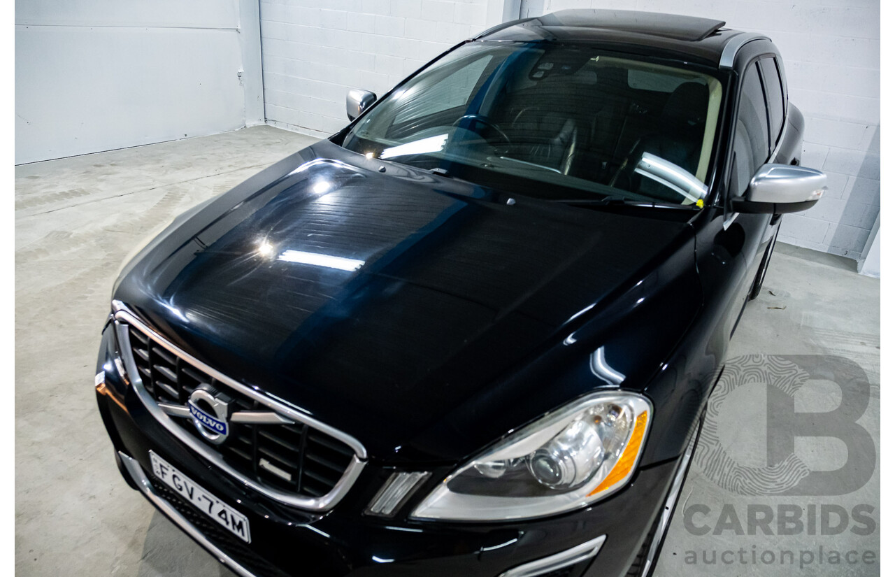4/2011 Volvo XC60 T6 R-Design (AWD) DZ MY12 4d Wagon Black Turbo 3.0L