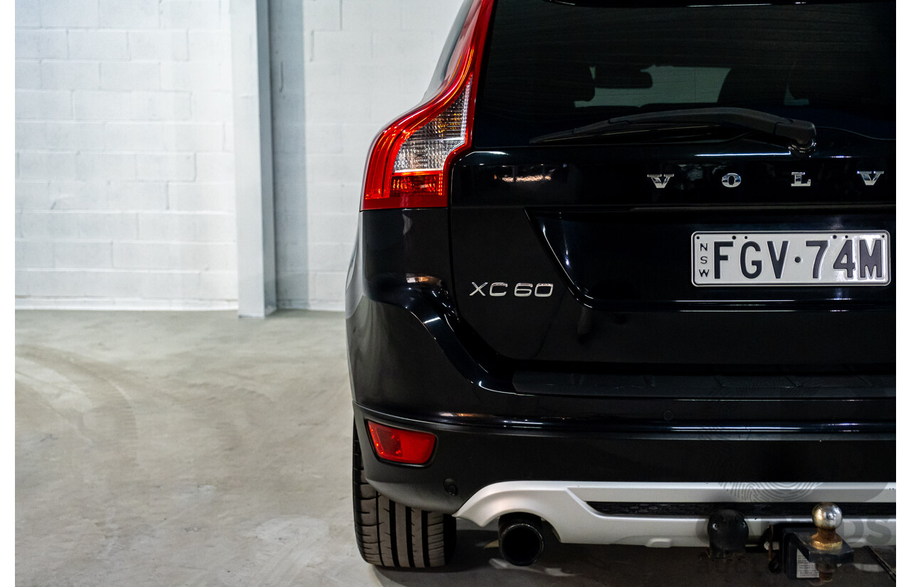 4/2011 Volvo XC60 T6 R-Design (AWD) DZ MY12 4d Wagon Black Turbo 3.0L